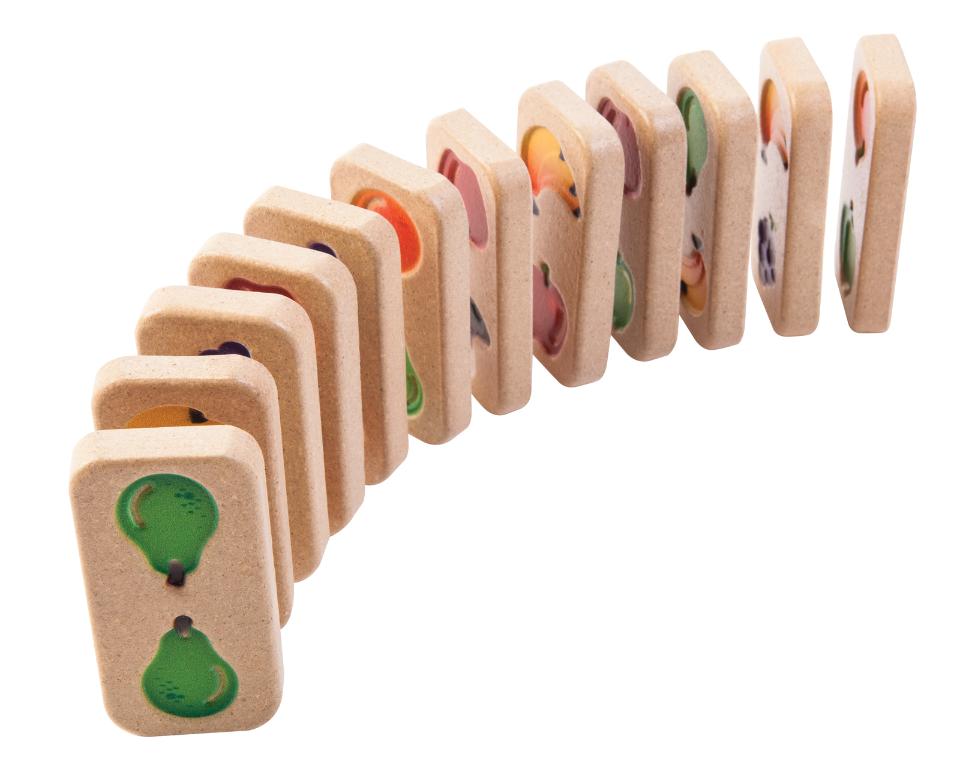 Деревянная игра – Домино. Фрукты и овощи   